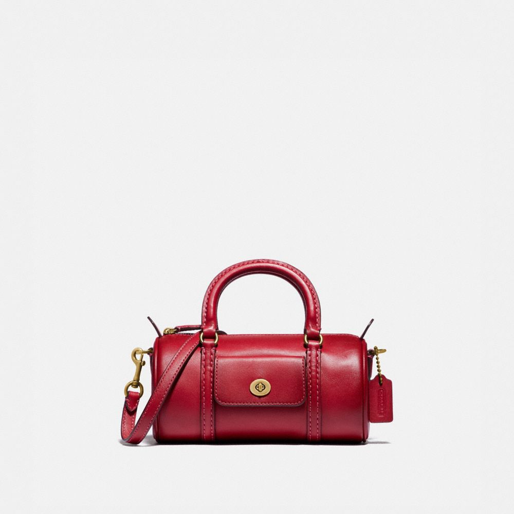 MINI BARREL BAG - B4/RED APPLE - COACH 832