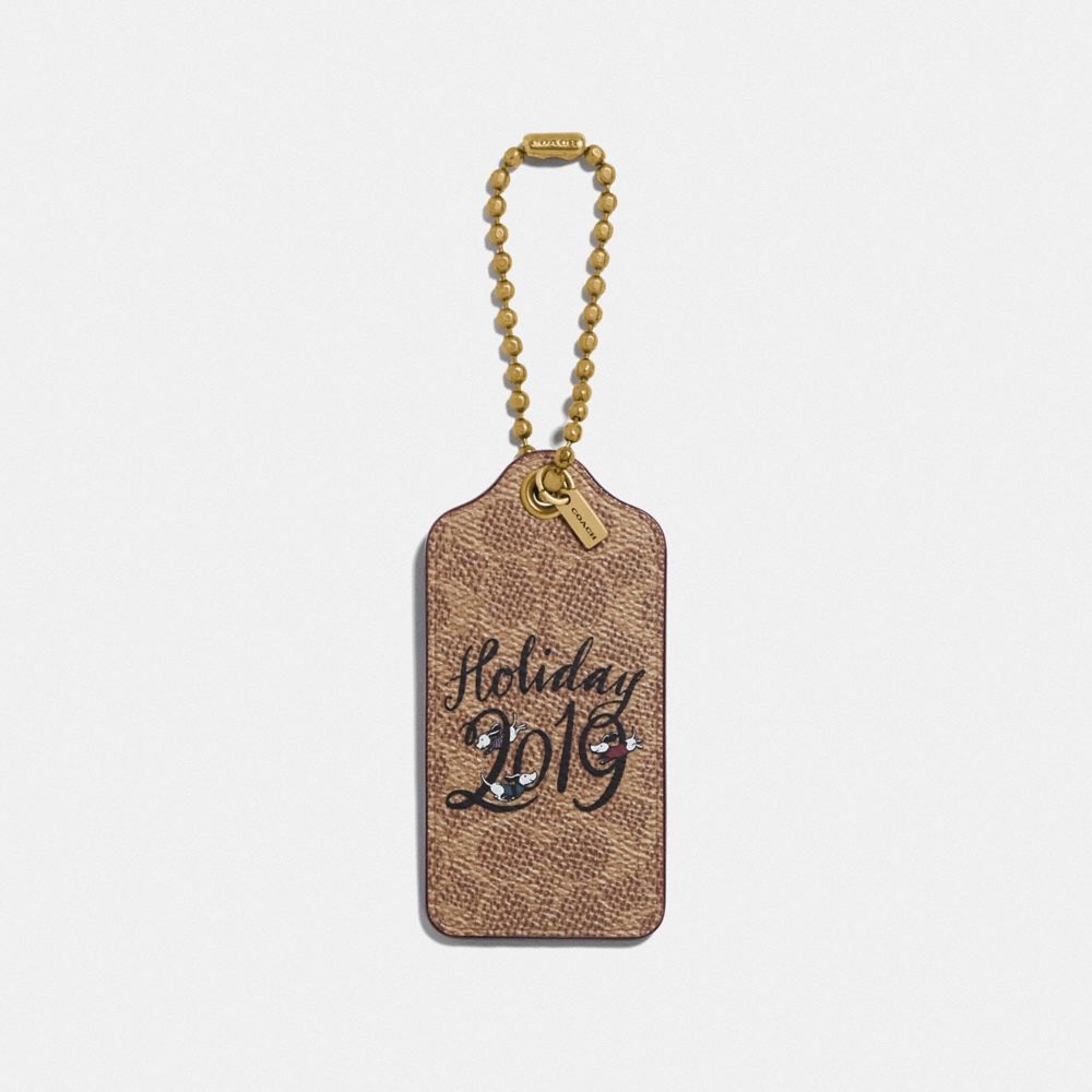 HOLIDAY 2019 HANGTAG - KHAKI - COACH 84690