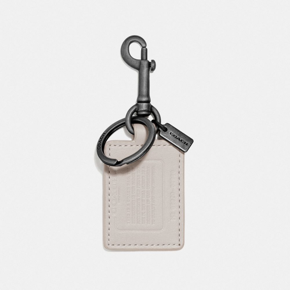 COACH STORYPATCH KEY FOB - BONE/MIDNIGHT - 855