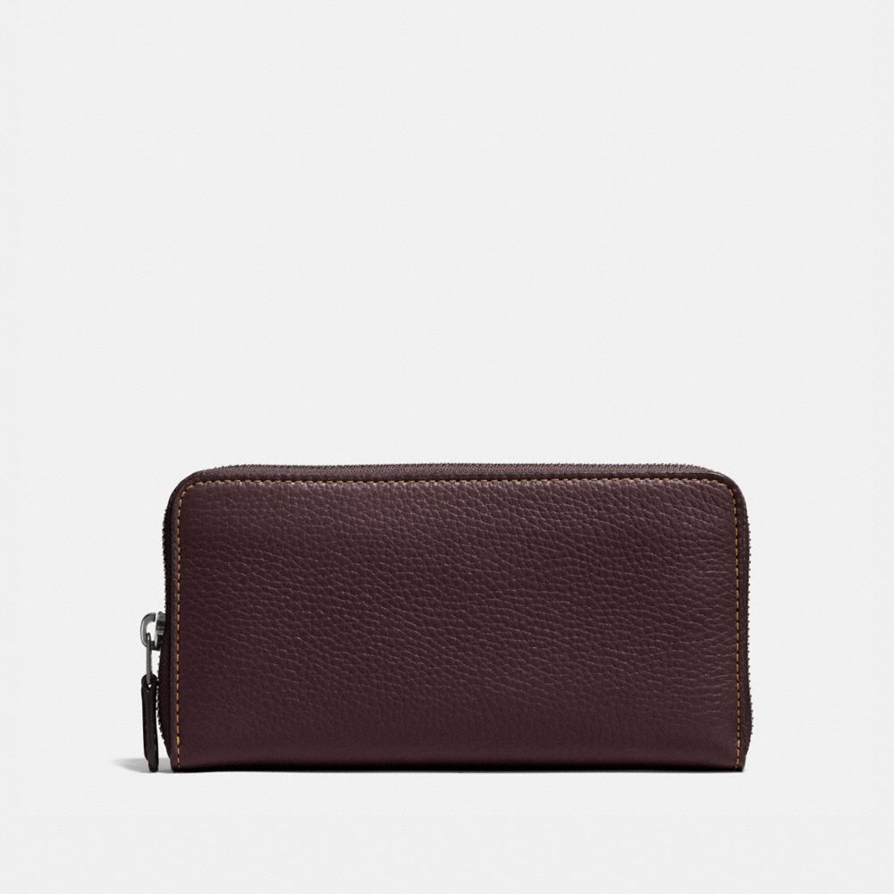 COACH 86870 - ACCORDION ZIP WALLET BP/OXBLOOD