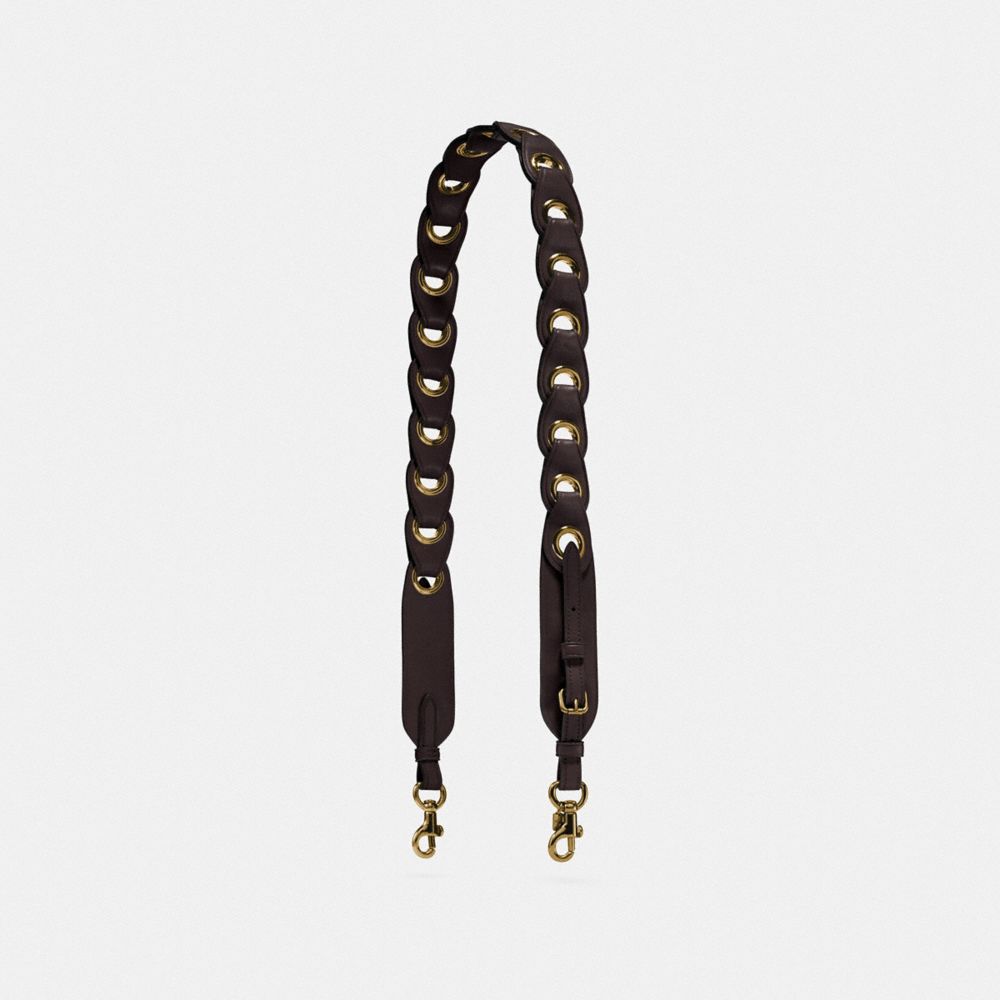 NOVELTY STRAP - 87292 - CHESTNUT/LIGHT GOLD