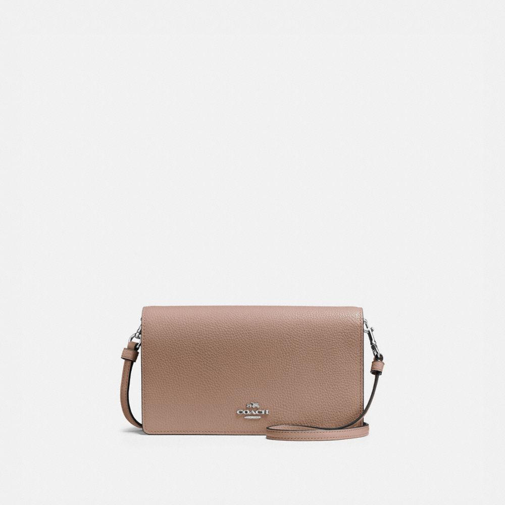 COACH HAYDEN FOLDOVER CROSSBODY CLUTCH - LH/TAUPE - 87401