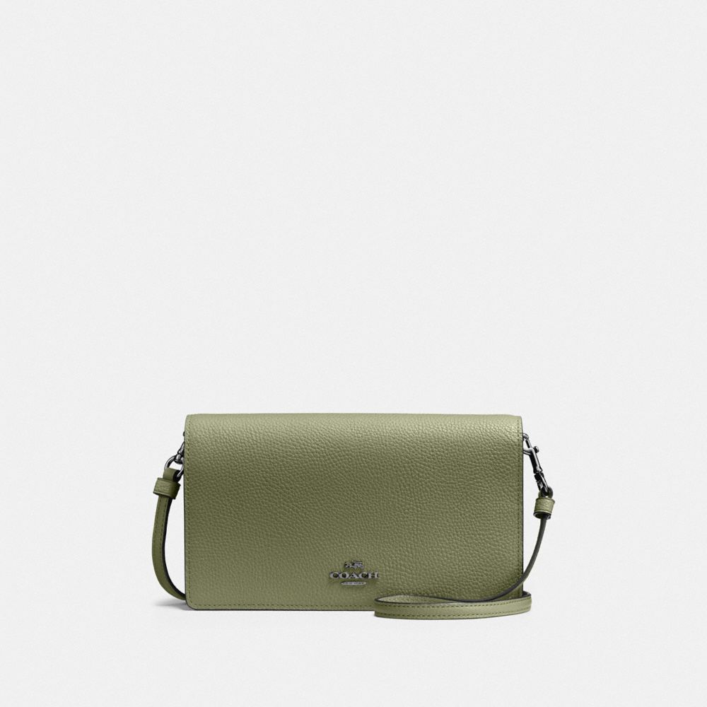 HAYDEN FOLDOVER CROSSBODY CLUTCH - 87401 - V5/LIGHT FERN