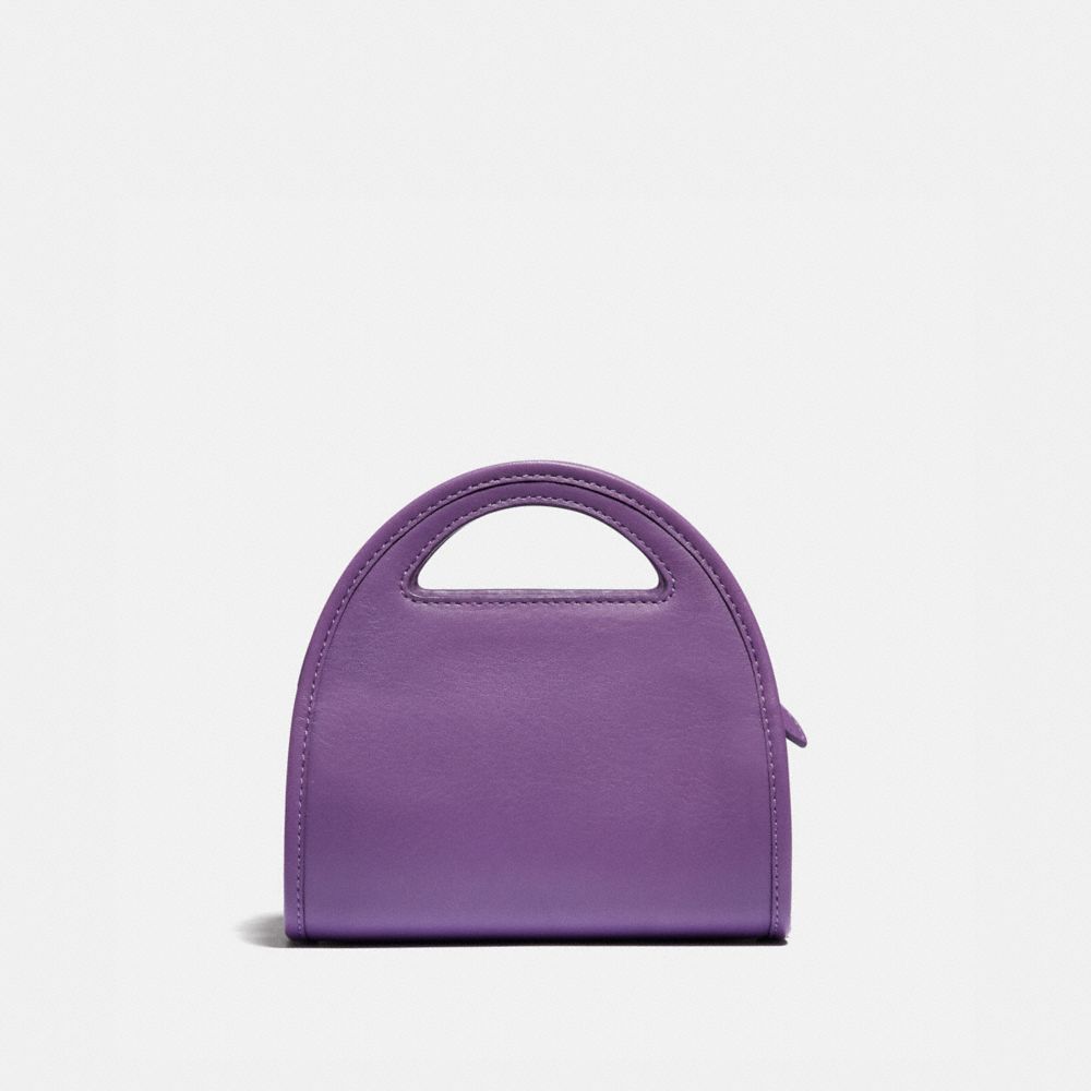 MINI HALF MOON BAG - B4/BRIGHT VIOLET - COACH 875