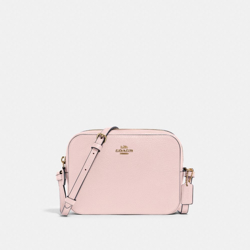 coach camera bag pink