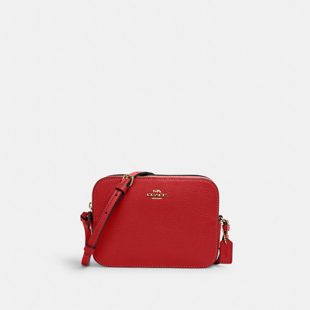 Mini Camera Bag - GOLD/TRUE RED - COACH 87734