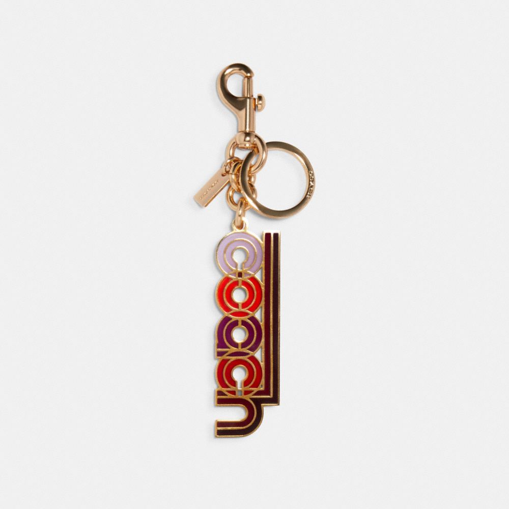 COACH COACH BAG CHARM - B4/PURPLE MULTI - 87740