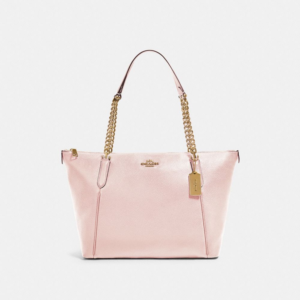 COACH 87775 AVA CHAIN TOTE IM/BLOSSOM