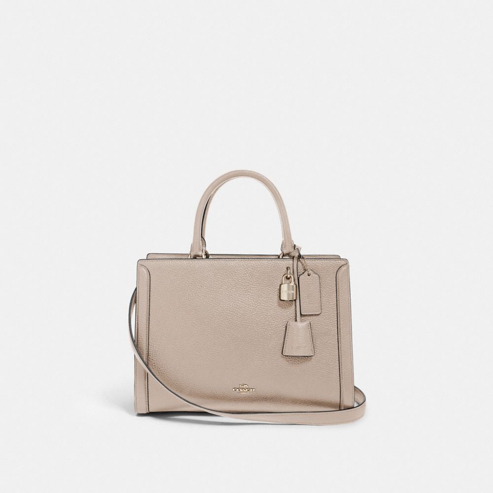 COACH 88037 ZOE CARRYALL SV/GREY BIRCH