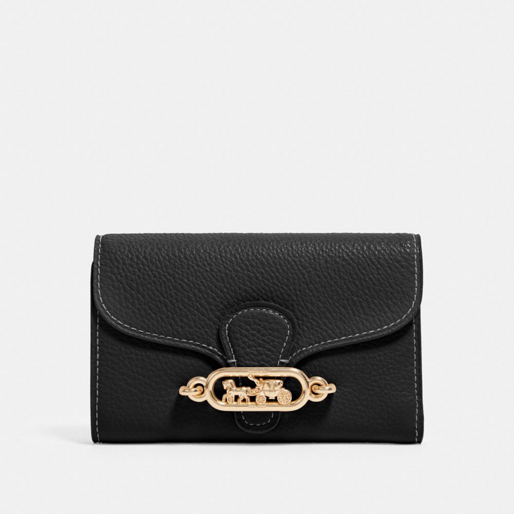 Coach jade discount medium envelope wallet