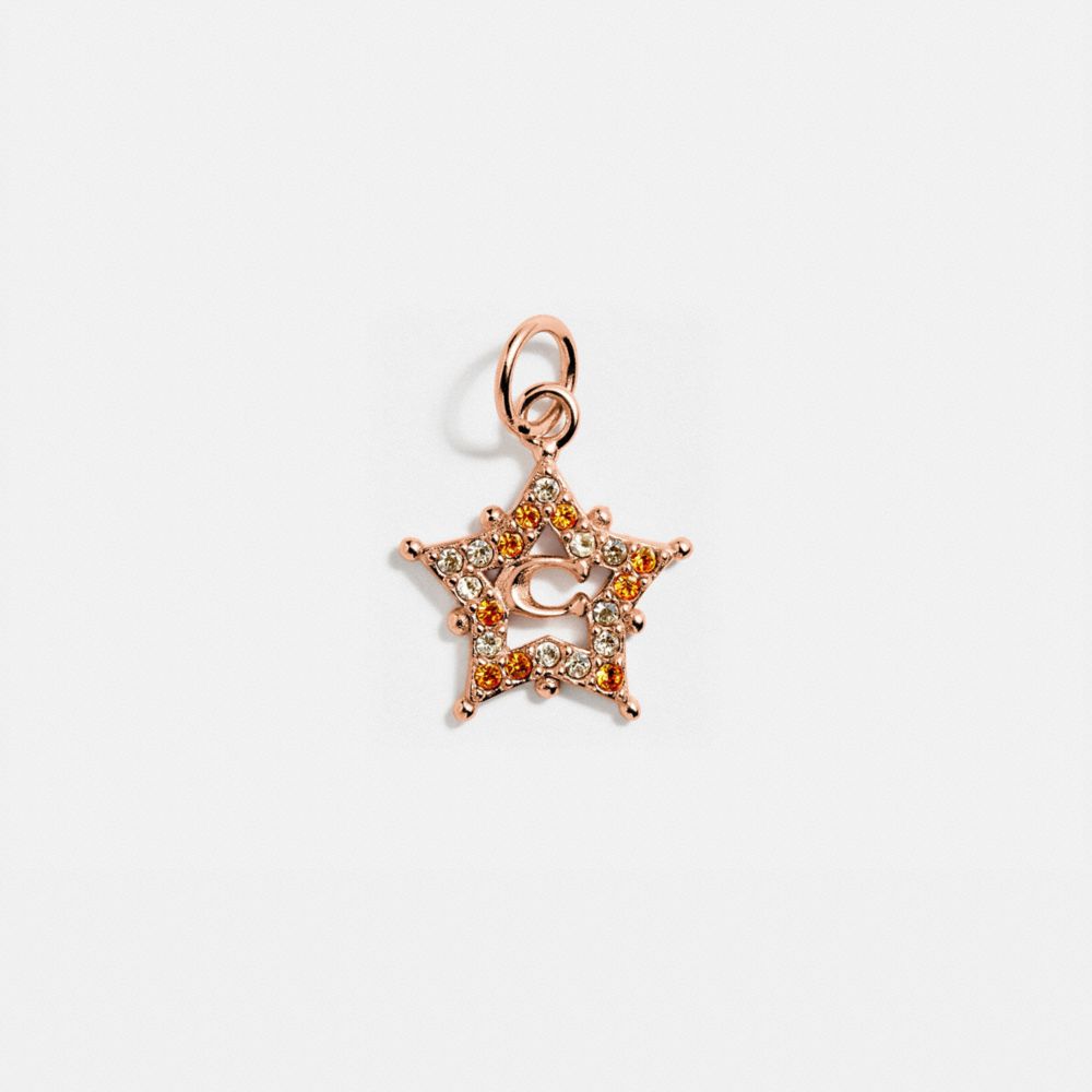 Collectible Star Signature Charm - 88186 - ROSE GOLD