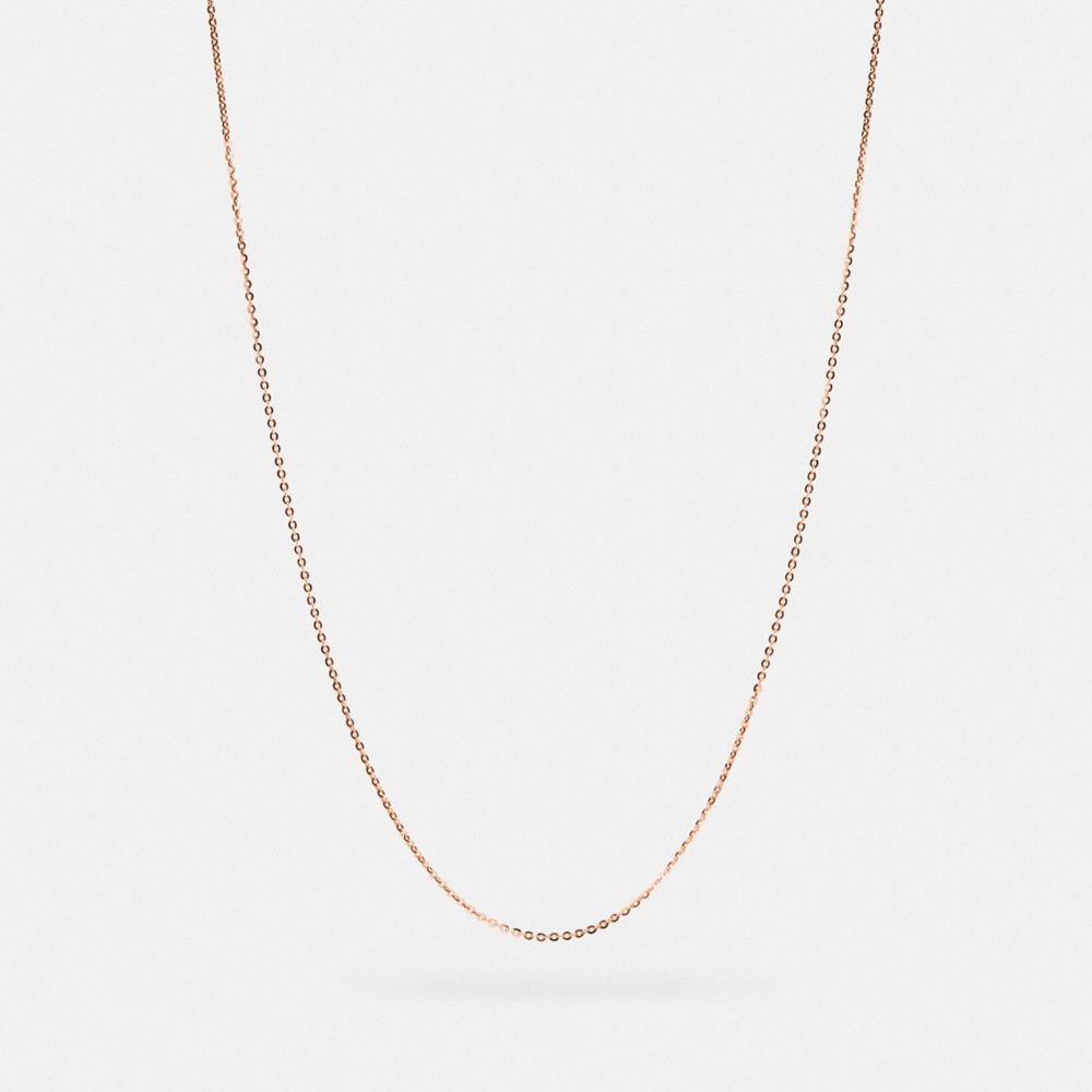 COACH 88192 Collectible Chain Necklace ROSE GOLD