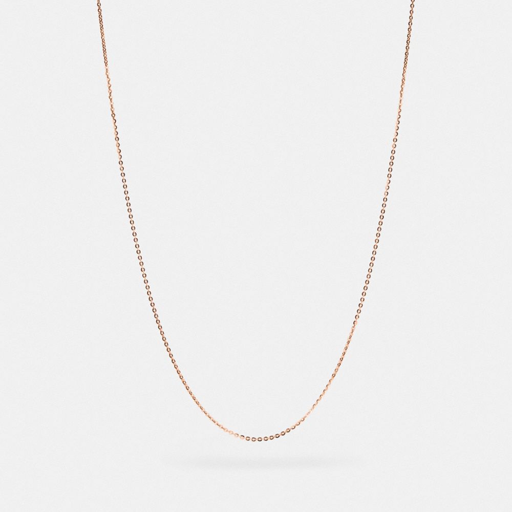 COACH 88192 Collectible Chain Necklace ROSE GOLD