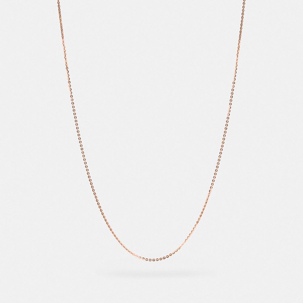 COACH 88192 - Collectible Chain Necklace ROSE GOLD