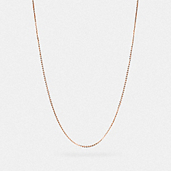 COACH Collectible Chain Necklace - ROSE GOLD - 88192