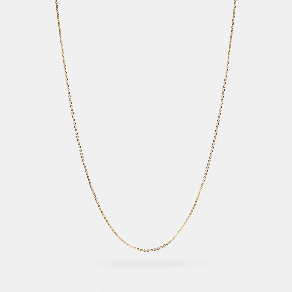 COACH 88192 - COLLECTIBLE CHAIN NECKLACE GOLD