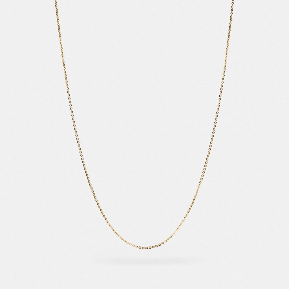 COACH 88192 COLLECTIBLE CHAIN NECKLACE GOLD