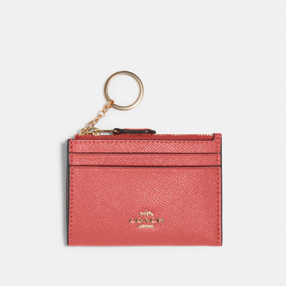 MINI SKINNY ID CASE - IM/BRIGHT CORAL - COACH 88250