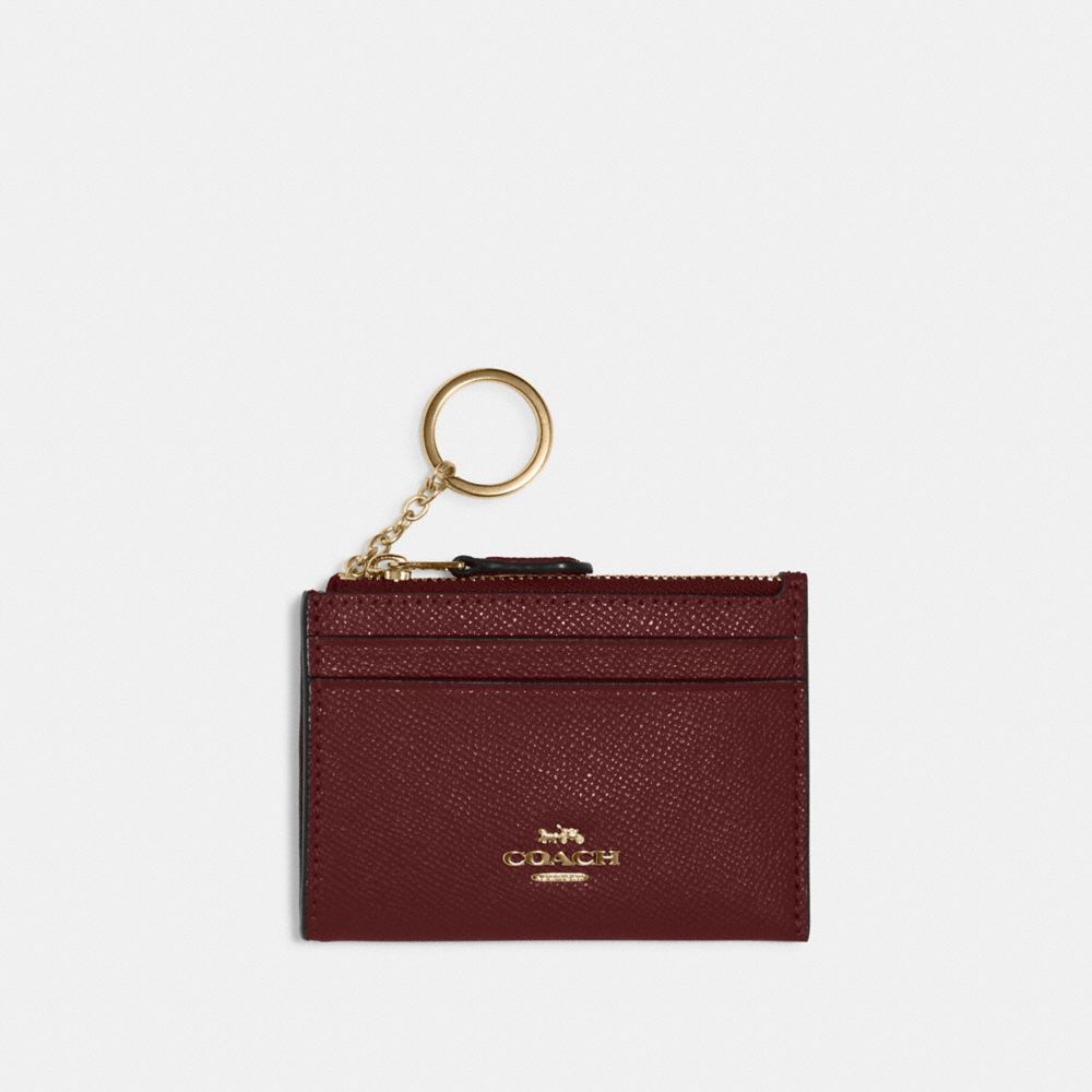 Mini Skinny Id Case - 88250 - Gold/Black Cherry