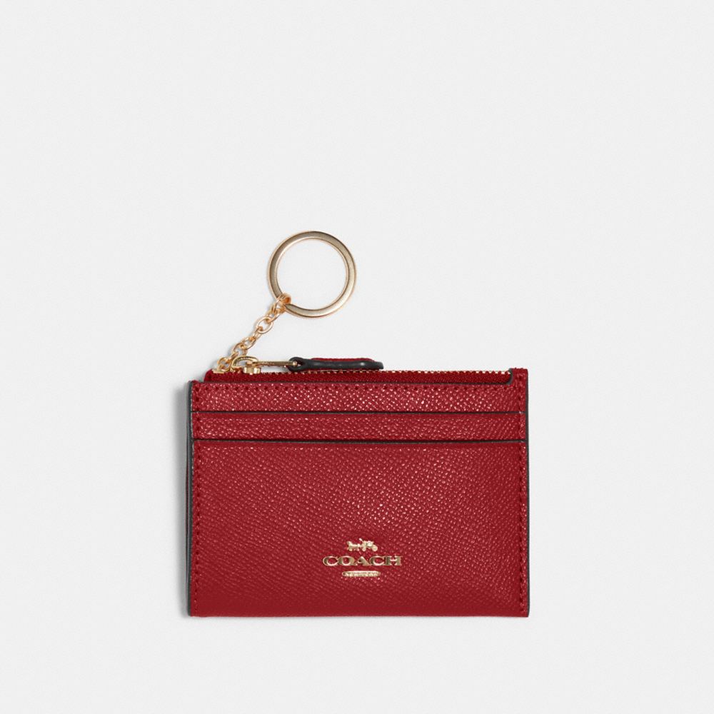 COACH Mini Skinny Id Case - GOLD/1941 RED - 88250