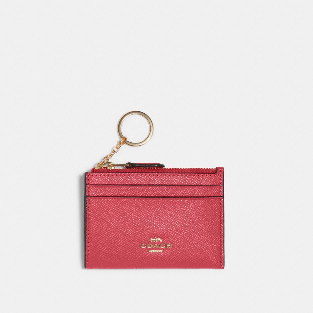 COACH 88250 MINI SKINNY ID CASE IM/FUCHSIA