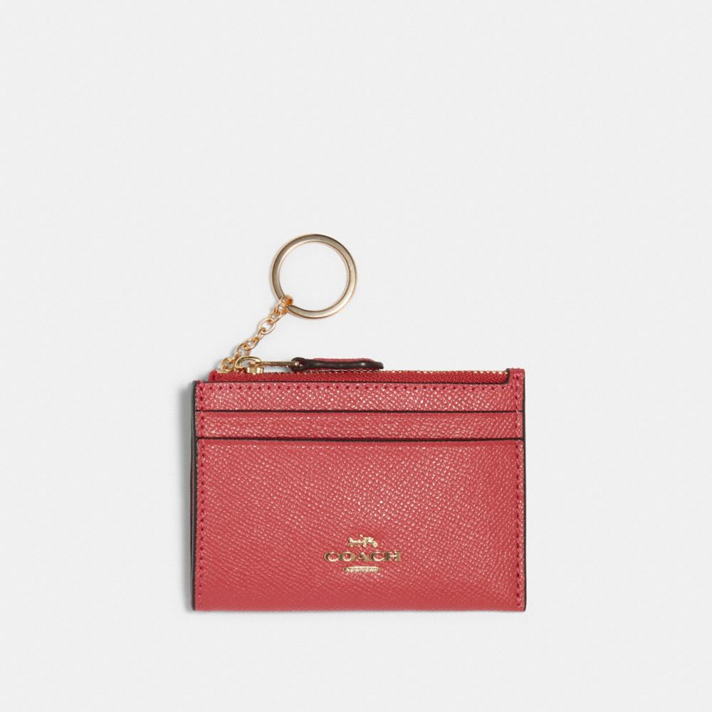 MINI SKINNY ID CASE - IM/POPPY - COACH 88250