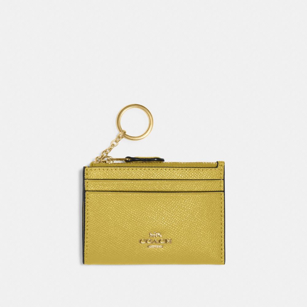 COACH 88250 Mini Skinny Id Case Im/Chartreuse