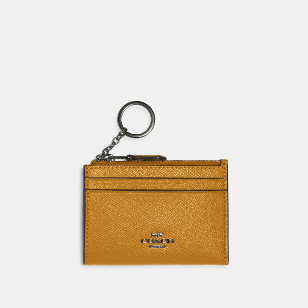 COACH 88250 Mini Skinny Id Case QB/BUTTERCUP