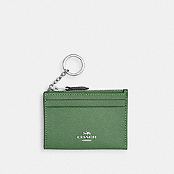 Mini Skinny Id Case - 88250 - Silver/Soft Green