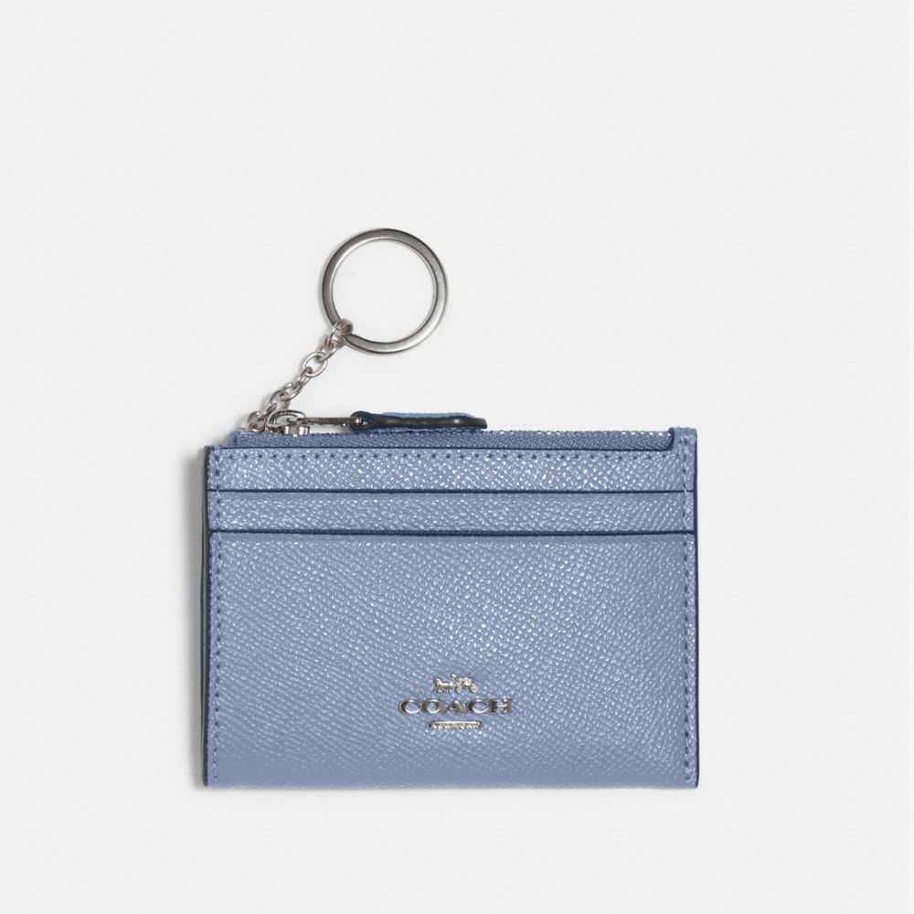 Coach, Accessories, Coach Large Loop Keychain Keyfob Bag Charm In Blue  Jay