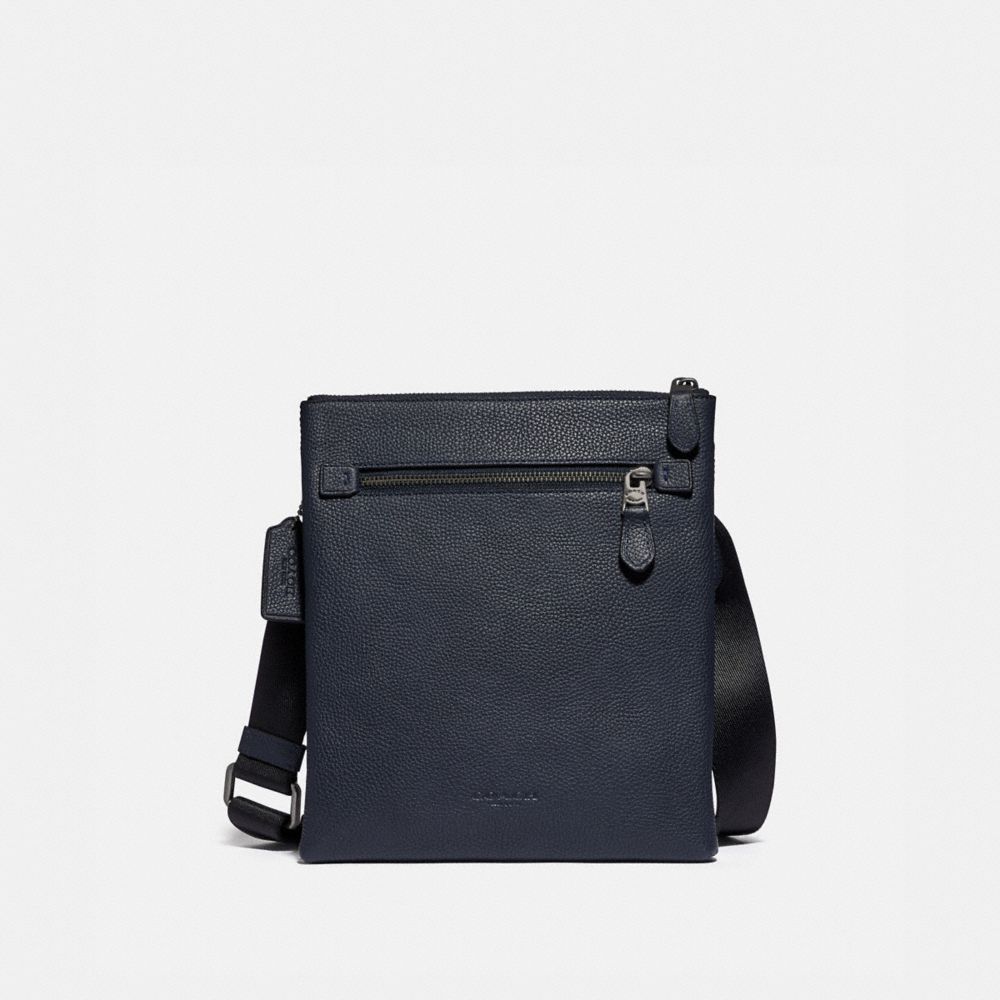 METROPOLITAN SOFT SMALL MESSENGER - QB/MIDNIGHT NAVY - COACH 88255