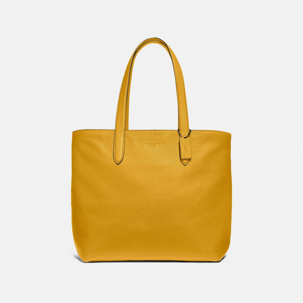 COACH 88291 Metropolitan Soft Tote BLACK COPPER/FLAX