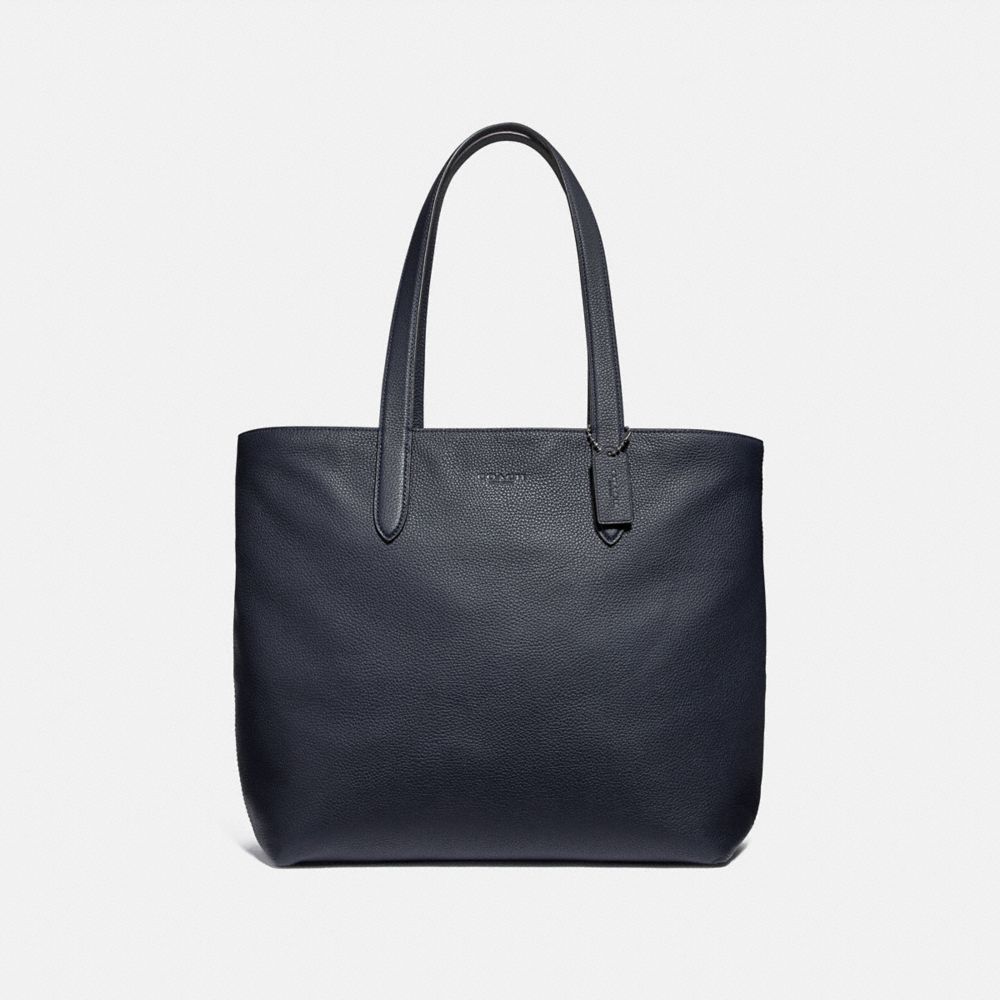 COACH 88291 Metropolitan Soft Tote Gunmetal/Midnight Navy