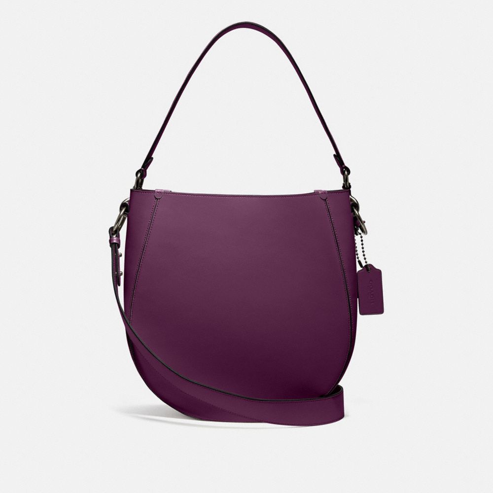 COACH MADDY HOBO - PEWTER/BOYSENBERRY - 88344