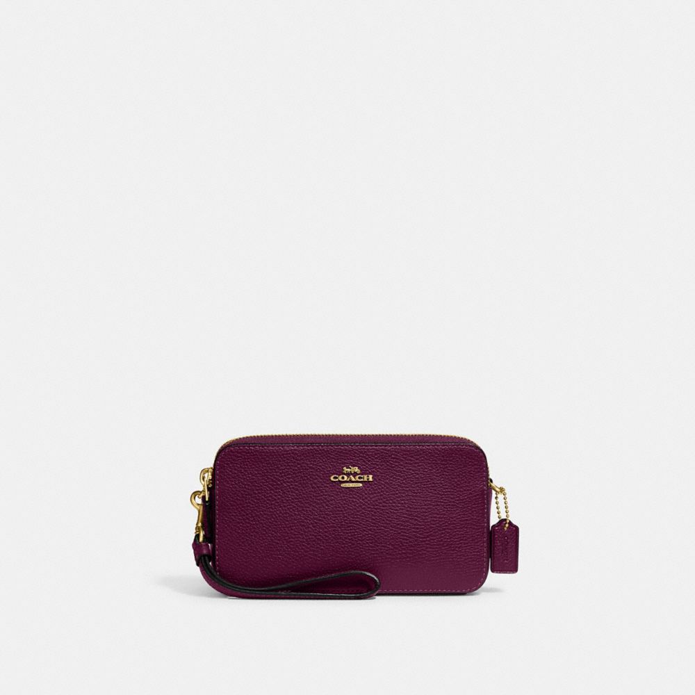 COACH 88484 Kira Crossbody Brass/Deep Berry