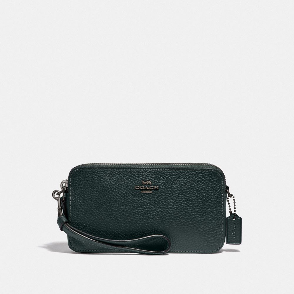 COACH 88484 Kira Crossbody PEWTER/PINE-GREEN