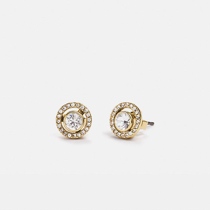 coach-gold-earrings