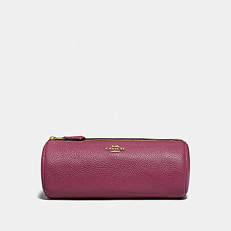 COACH 88526 BRUSH POUCH GOLD/DUSTY PINK