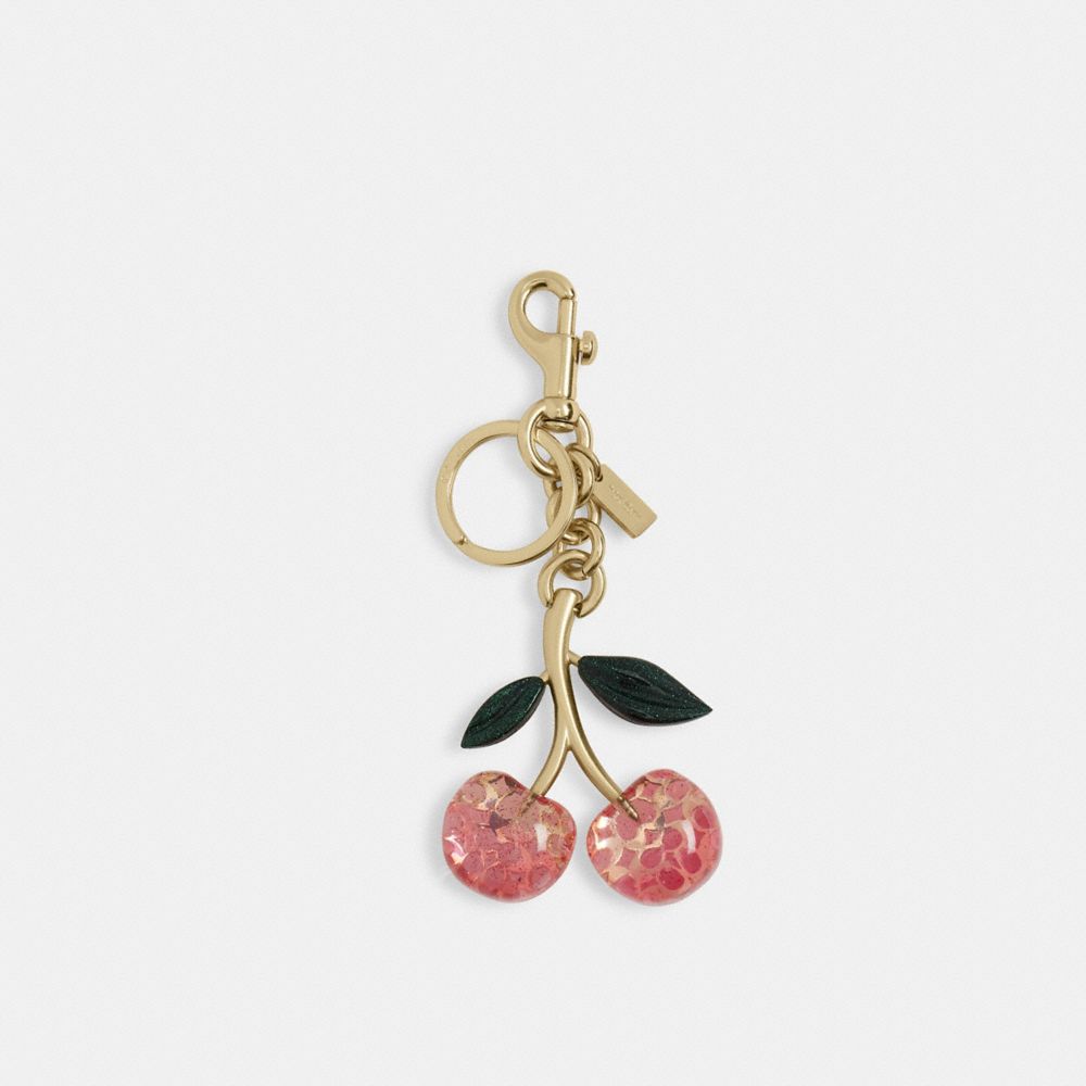 SIGNATURE CHERRY BAG CHARM - 88547 - IM/PINK MULTICOLOR