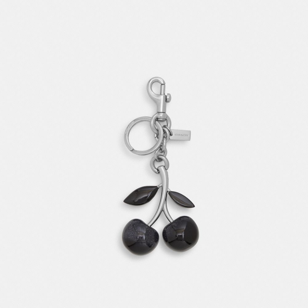 Signature Cherry Bag Charm - 88547 - Silver/Black Multi