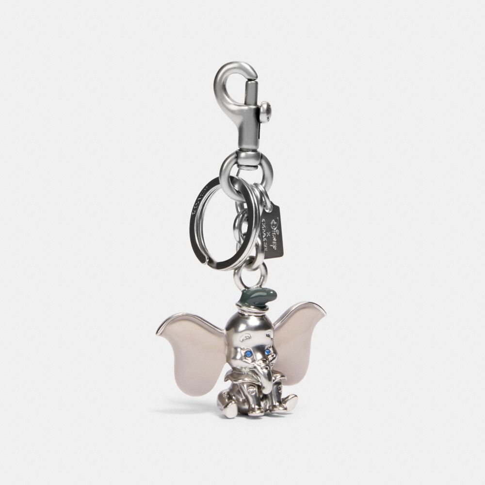 COACH DISNEY X COACH JEWELED DUMBO BAG CHARM - SV/MULTI - 88551