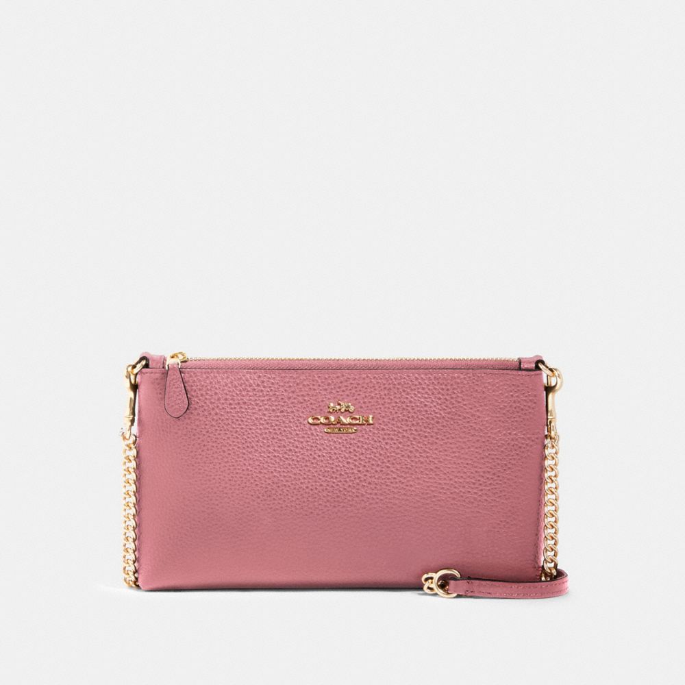 ZIP TOP CROSSBODY - IM/ROSE - COACH 88682