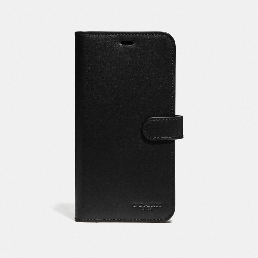 COACH Iphone X/Xs Folio - BLACK - 88744