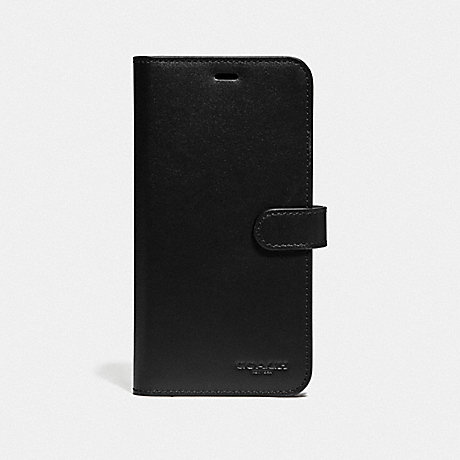COACH 88744 Iphone X/Xs Folio BLACK