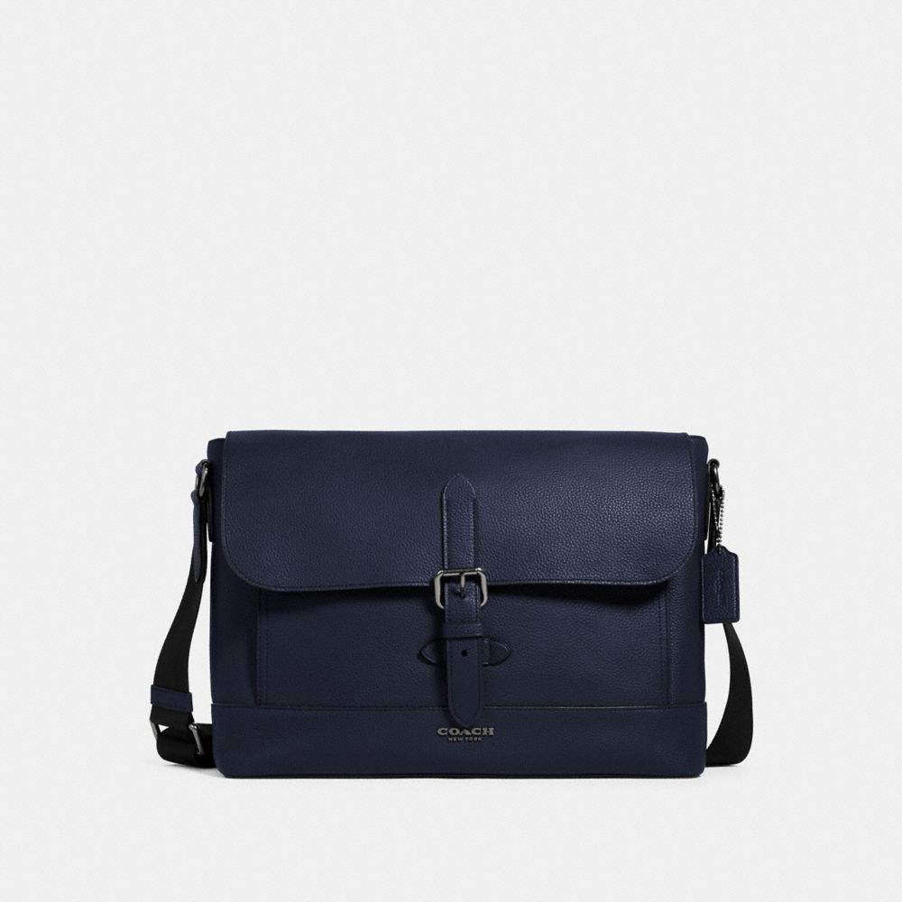 COACH 88892 HUDSON MESSENGER QB/COBALT