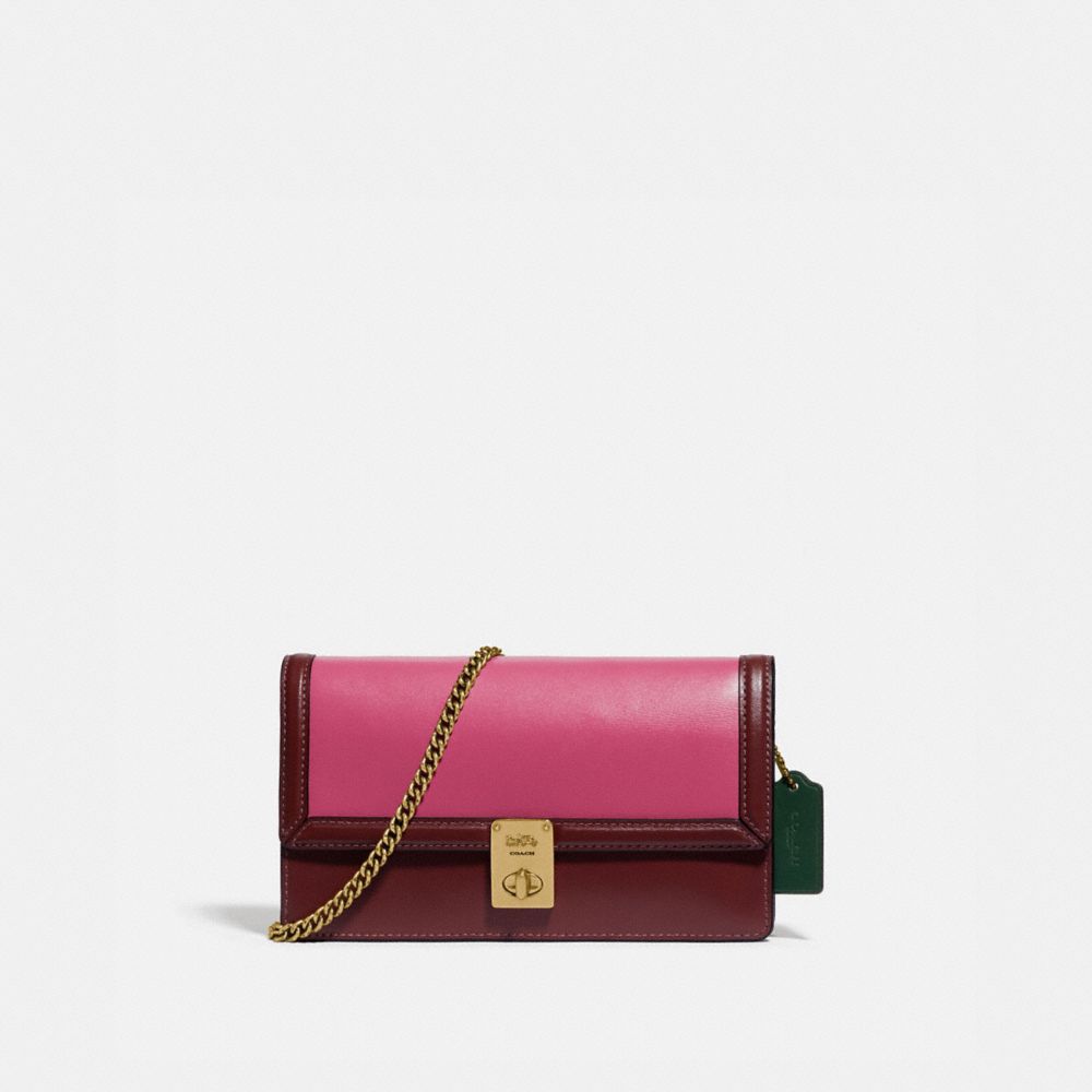 COACH HUTTON CLUTCH IN COLORBLOCK - ONE COLOR - 889