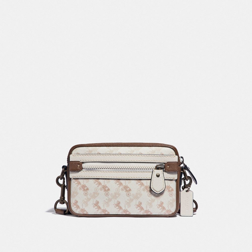COACH 89084 - ACADEMY CROSSBODY WITH HORSE AND CARRIAGE PRINT JI/CHALK