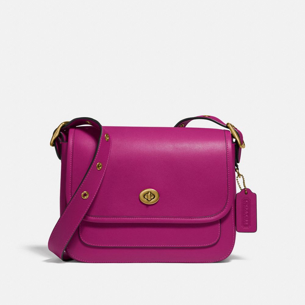 COACH 89127 RAMBLER CROSSBODY BRASS/HIBISCUS