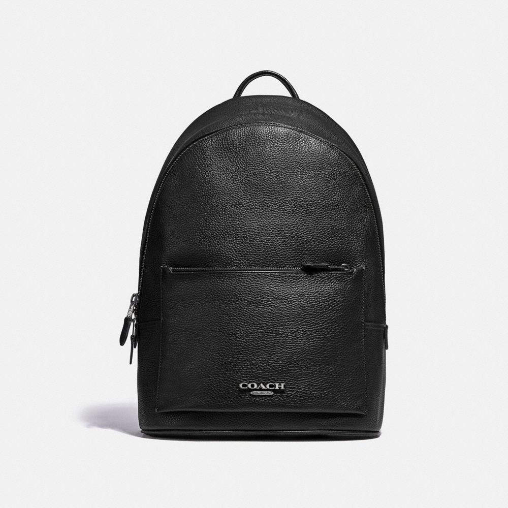 Metropolitan Soft Backpack - 89160 - Black Antique Nickel/Black