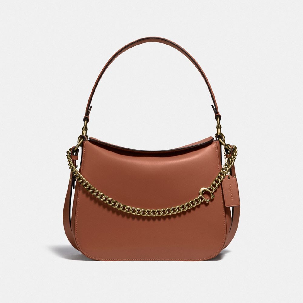 COACH 89178 SIGNATURE CHAIN HOBO B4/1941-SADDLE